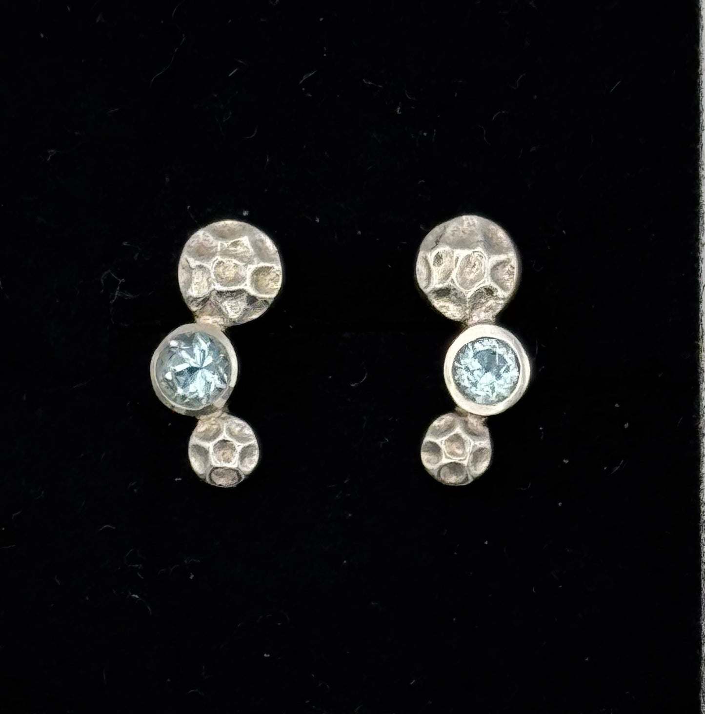 Topaz drop earrings