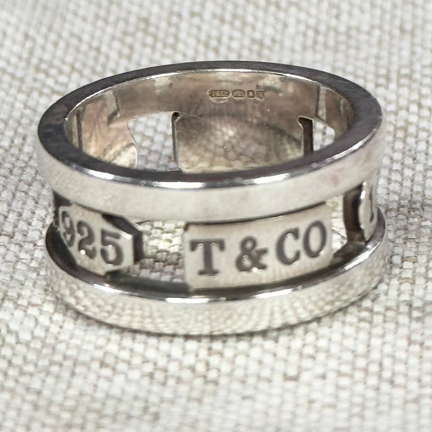 Tiffany & Co. 1837 Element ring, London 2006, size L.5/6