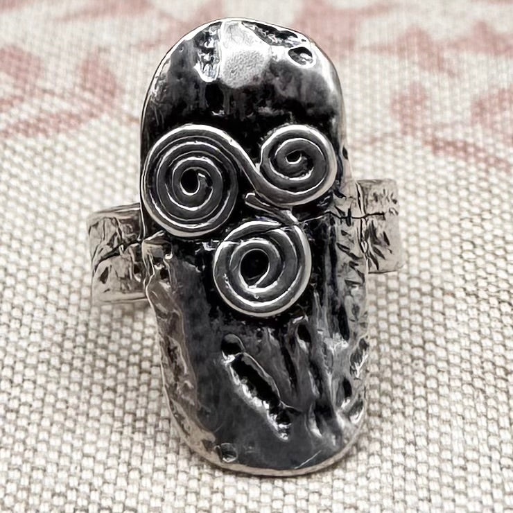 Triskelion ring, Dublin 1992, size N.5/7