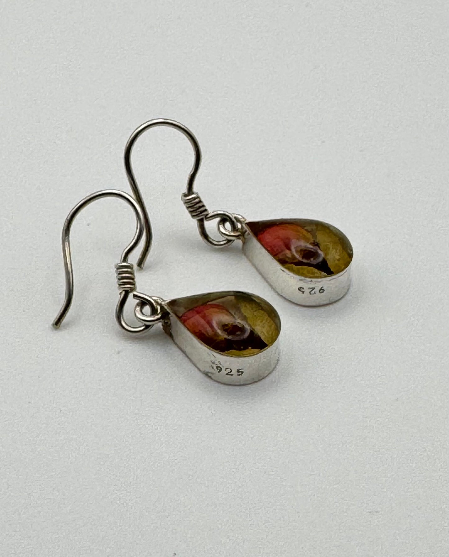 Flower resin earrings