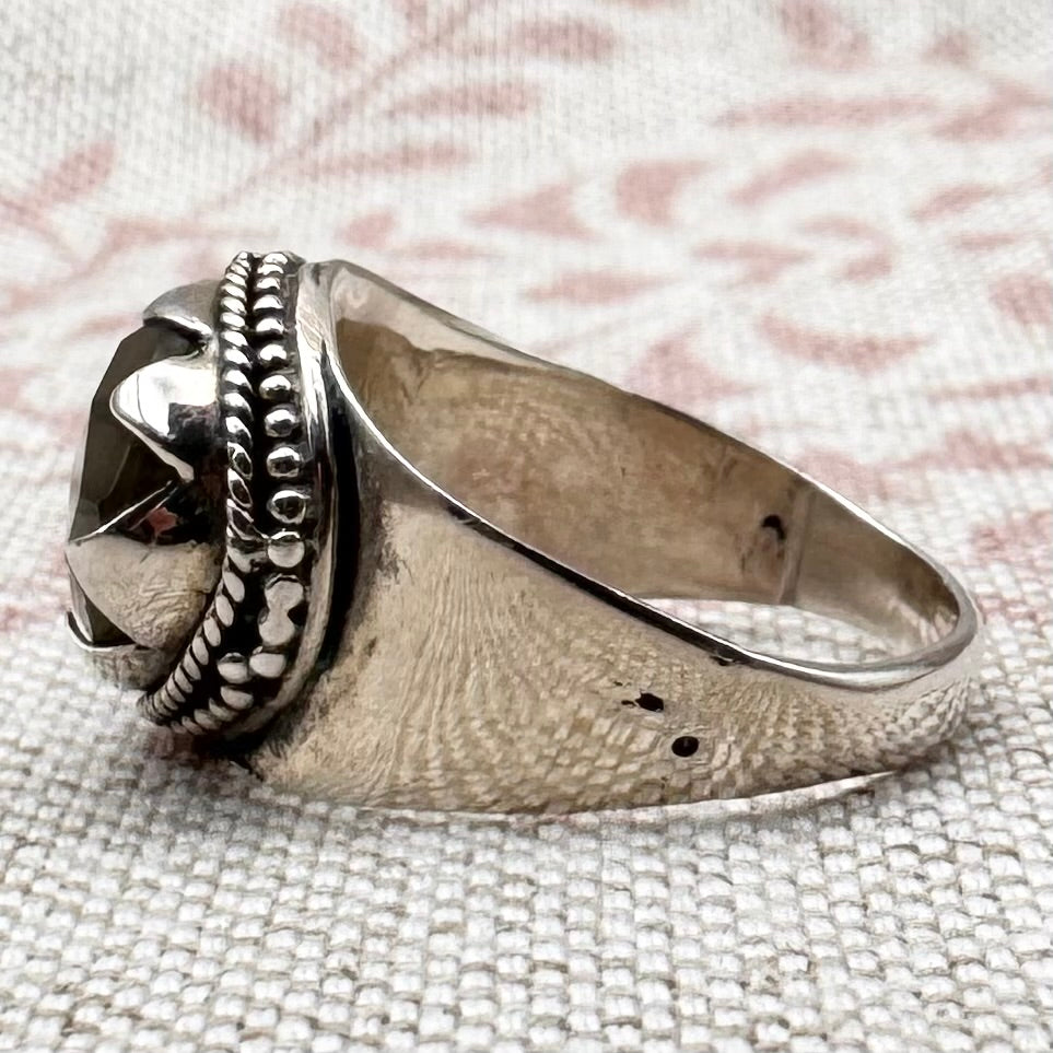 Labradorite ring, size M/6