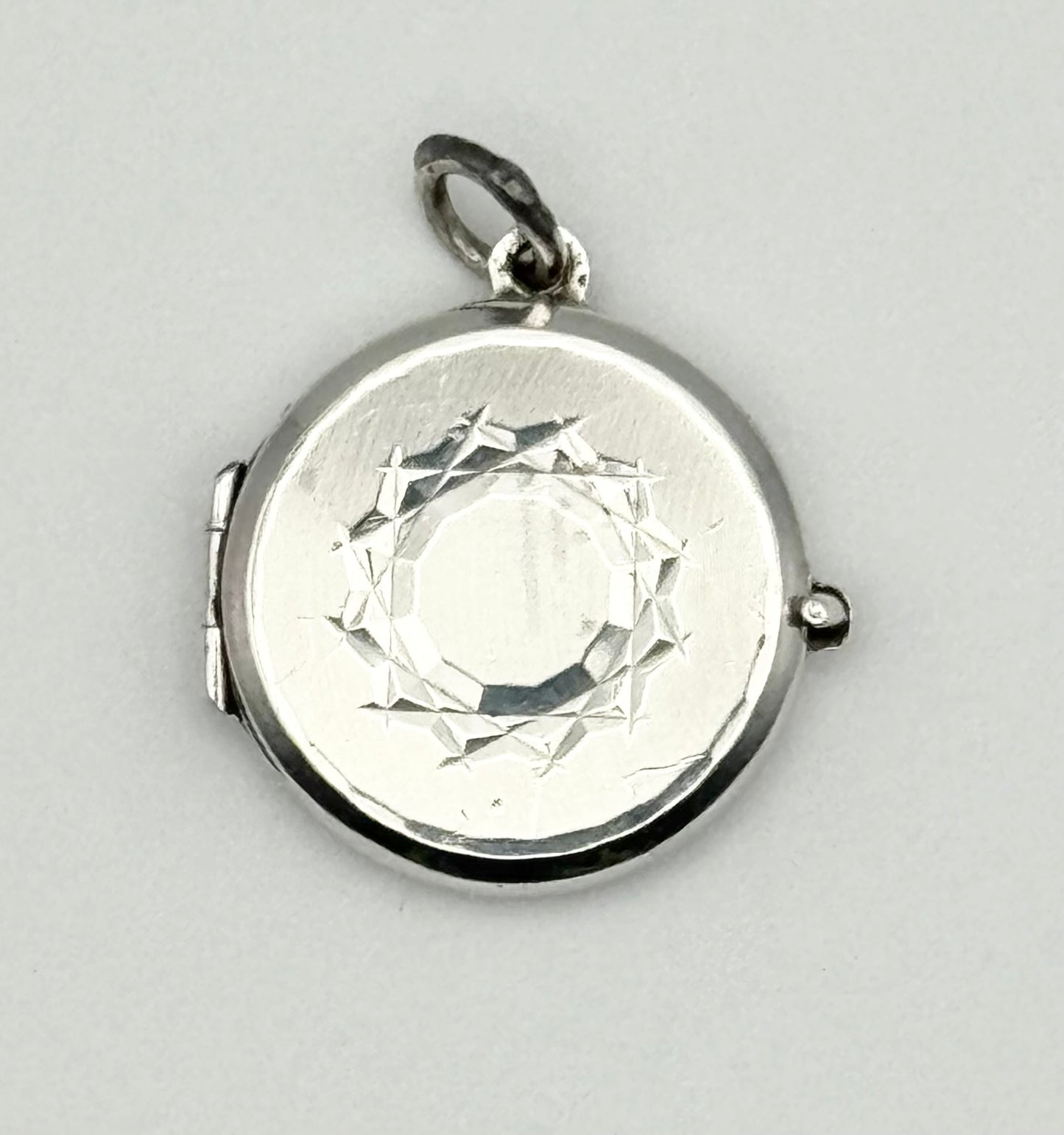 Silver locket, London 1978