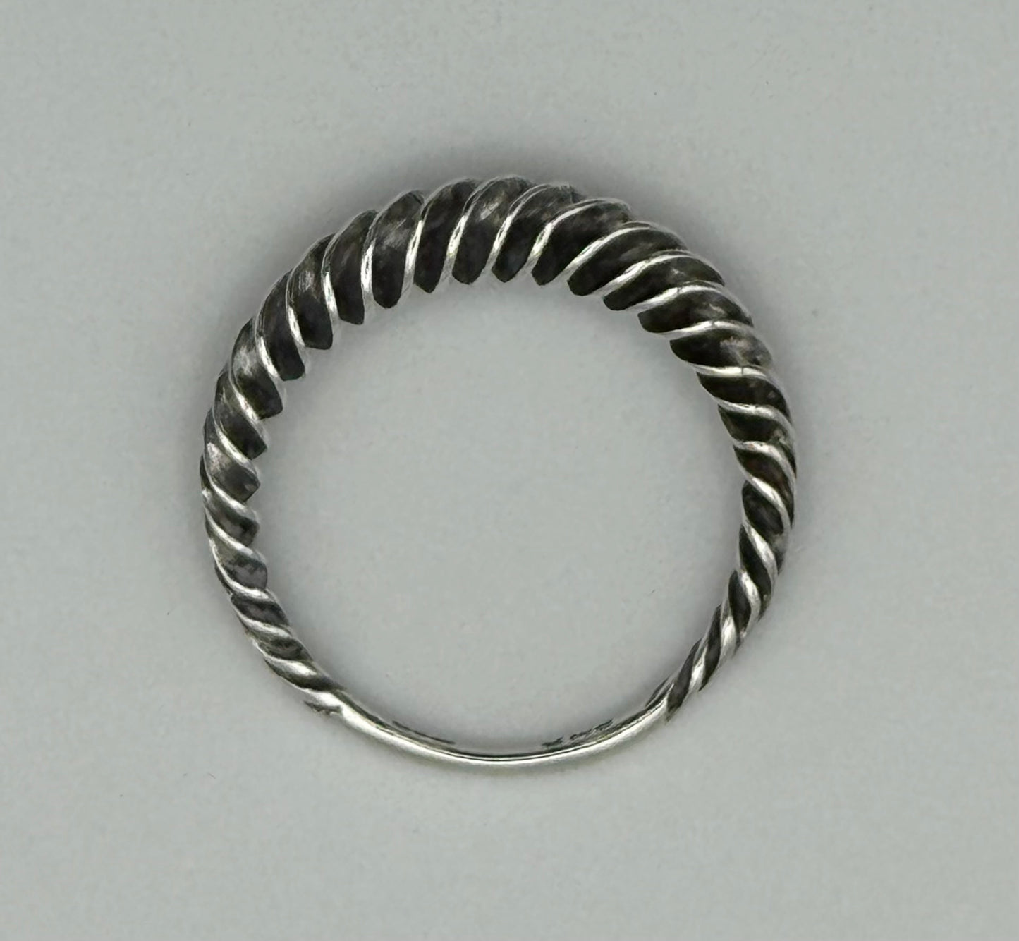 Spiral ring, London 1984, size N.5/7