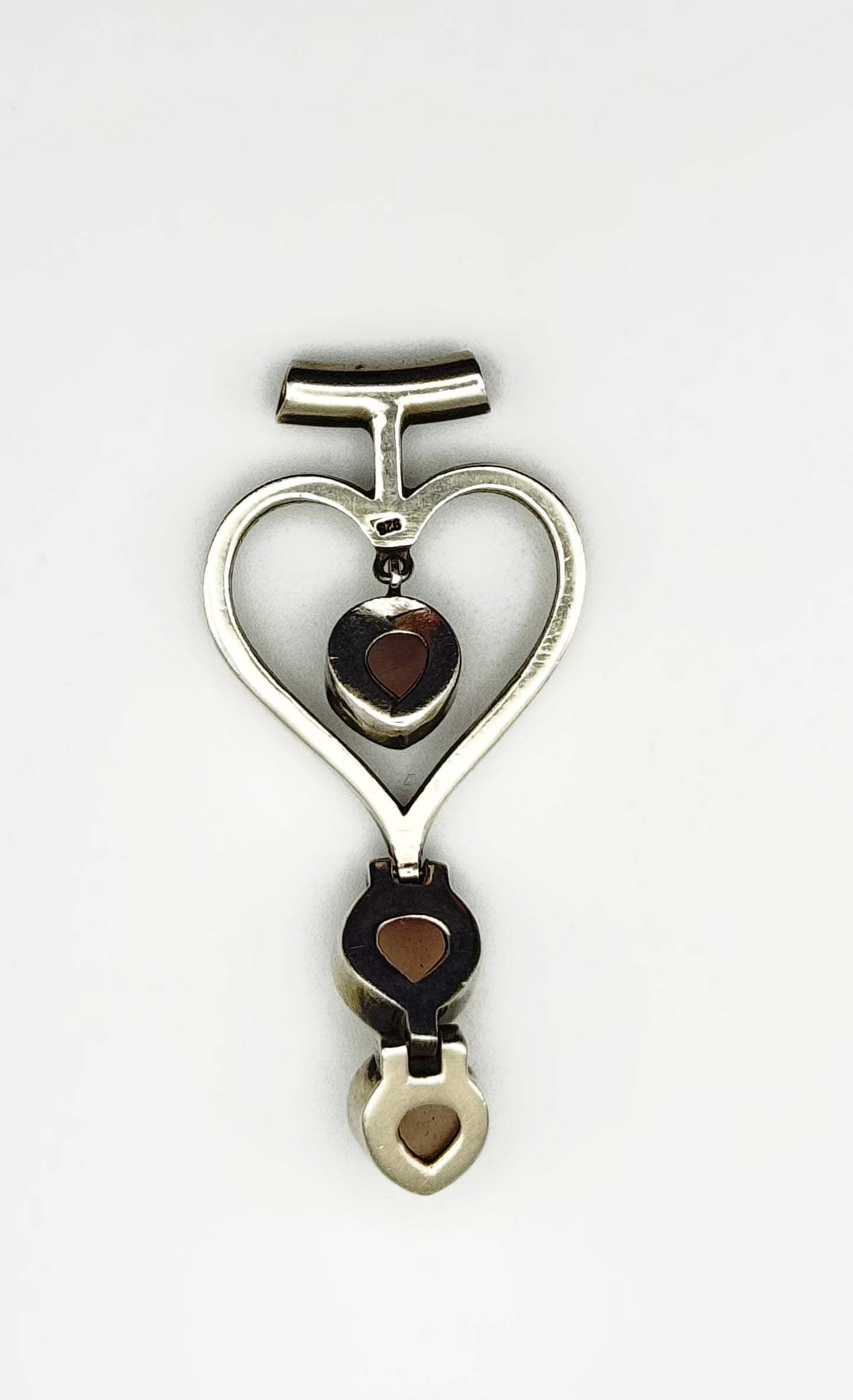 Heart pendant with rose quartz – romantic gemstone necklace