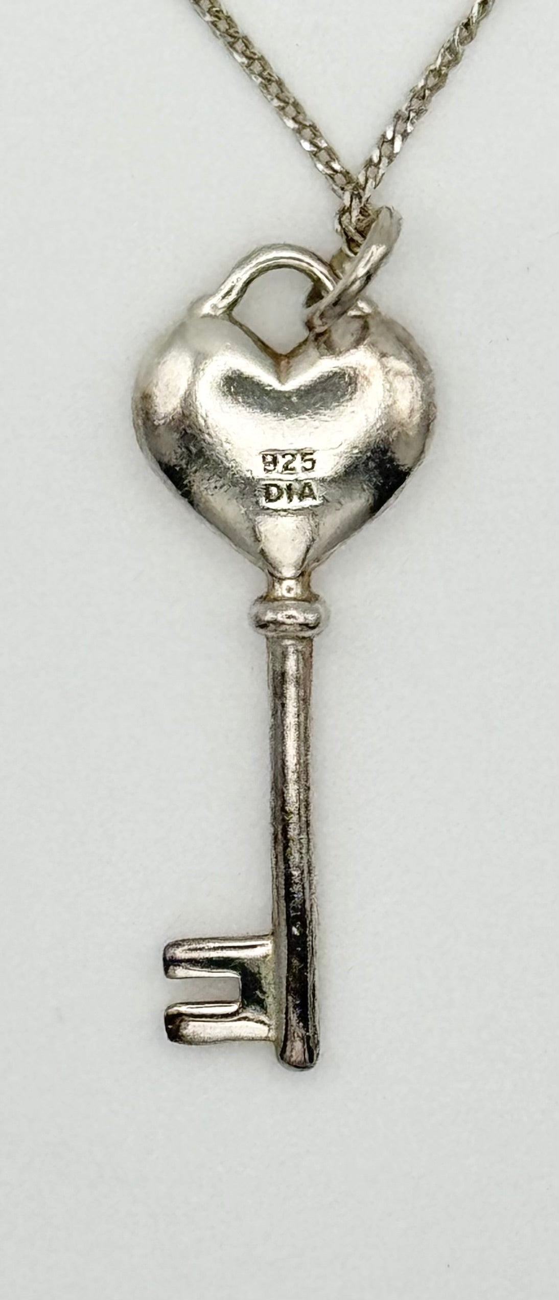 Key heart necklace