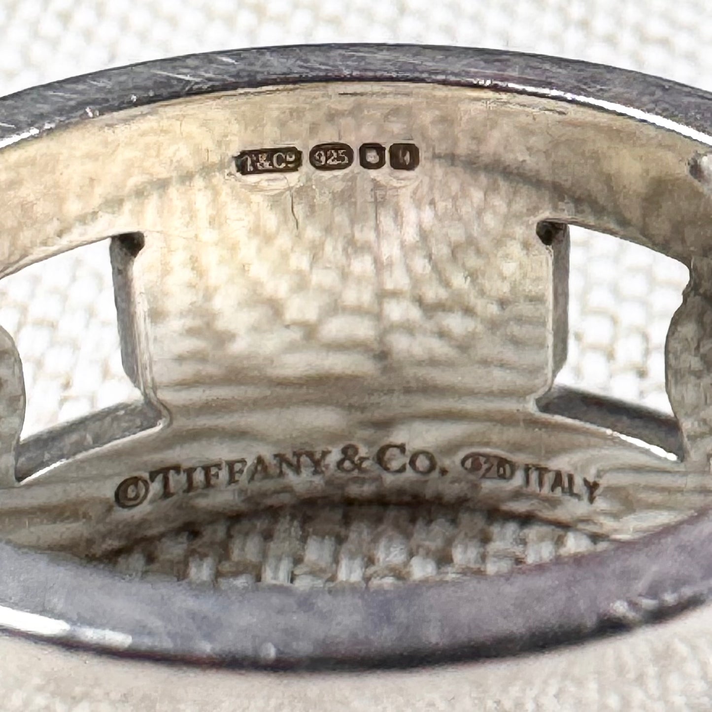 Tiffany & Co. 1837 Element ring, London 2006, size L.5/6