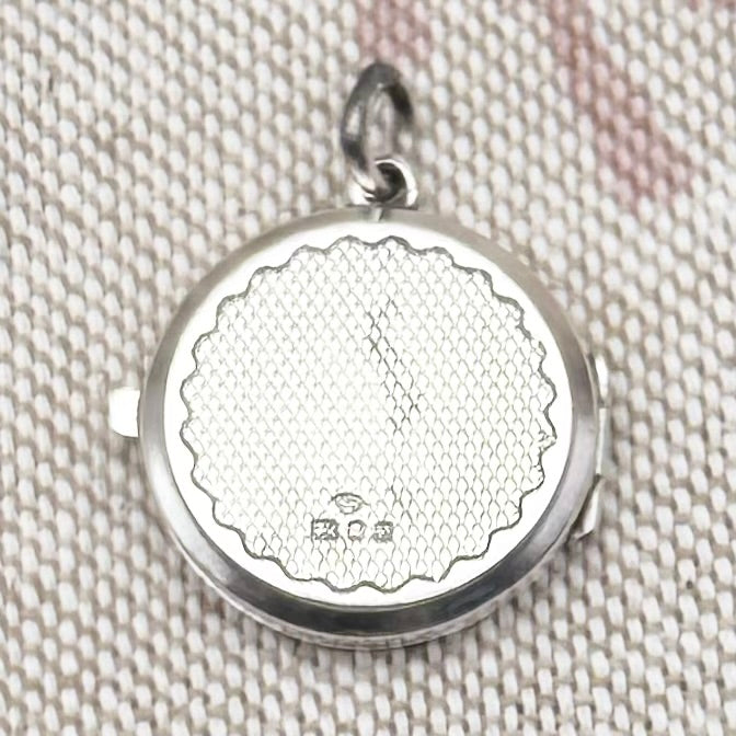 Silver locket, London 1978