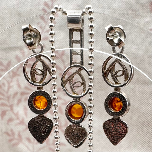 Rennie Mackintosh necklace and earrings