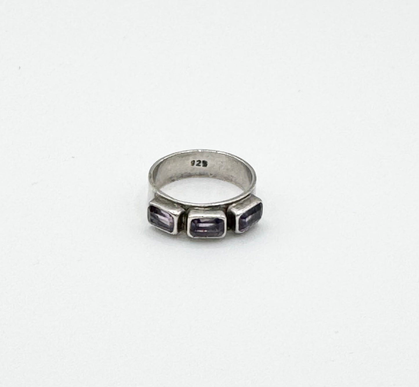 Amethyst ring, size L.5/6