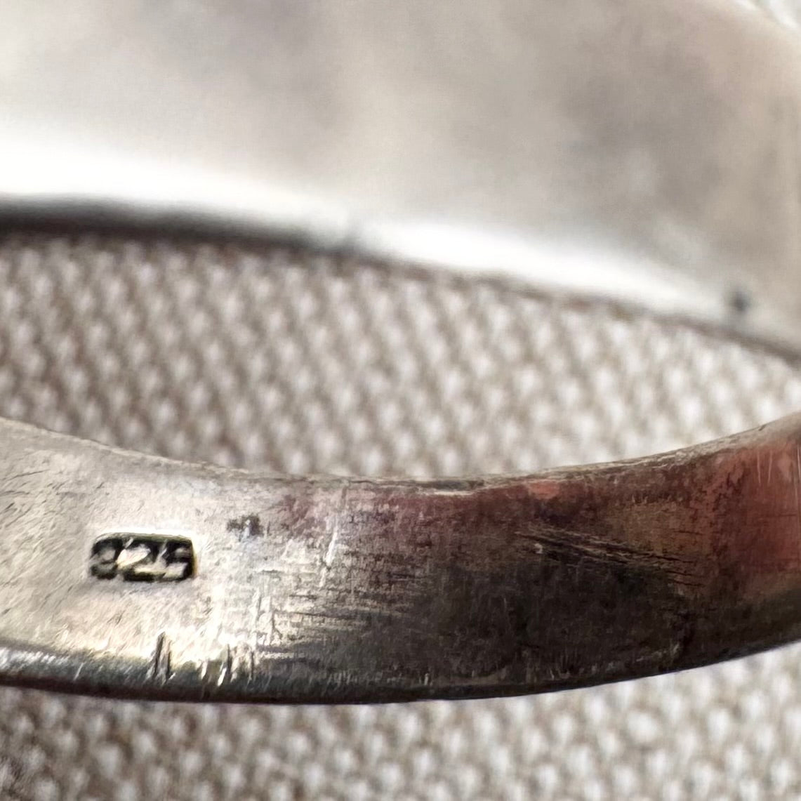 Silver skull ring, size Y.5/12