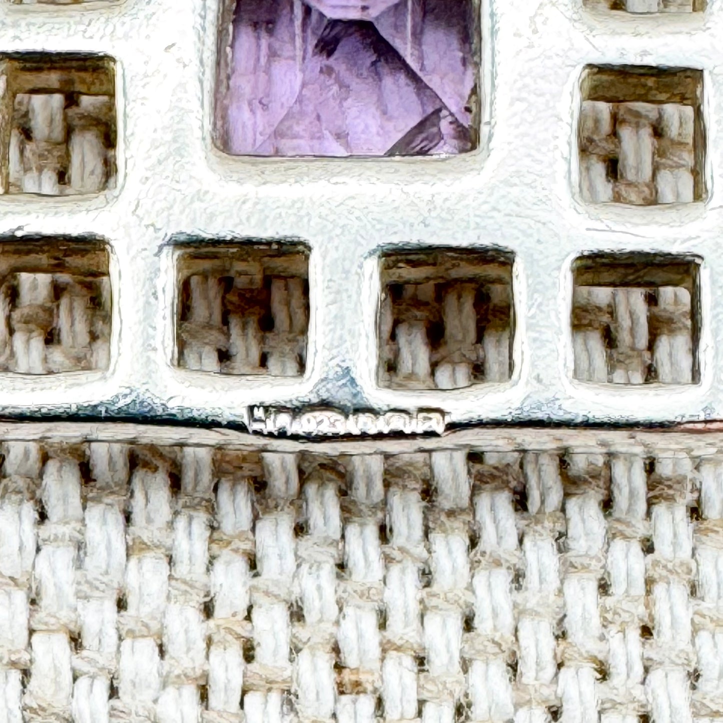 Amethyst pendant, Edinburgh 2000