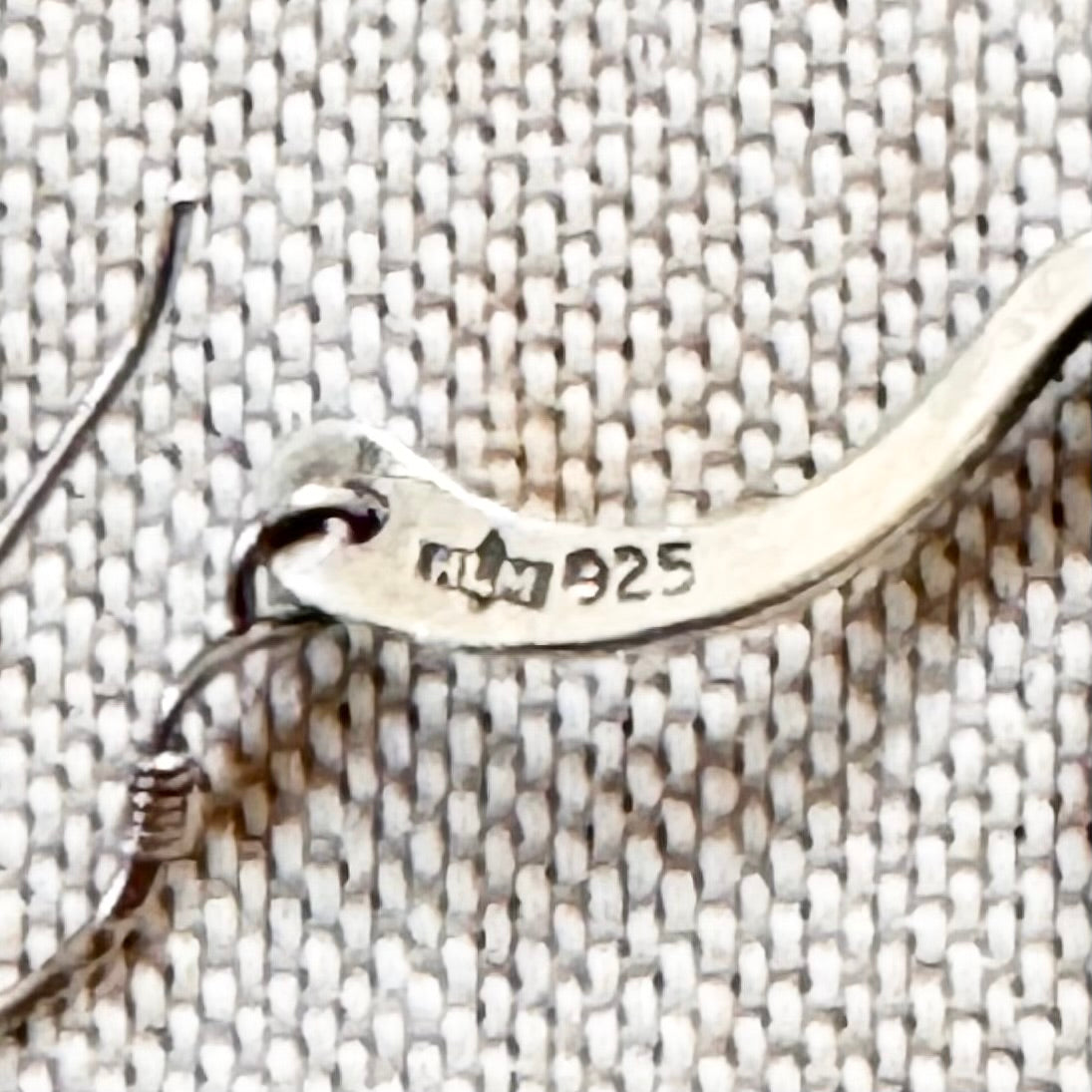 Twisted snake drop earrings