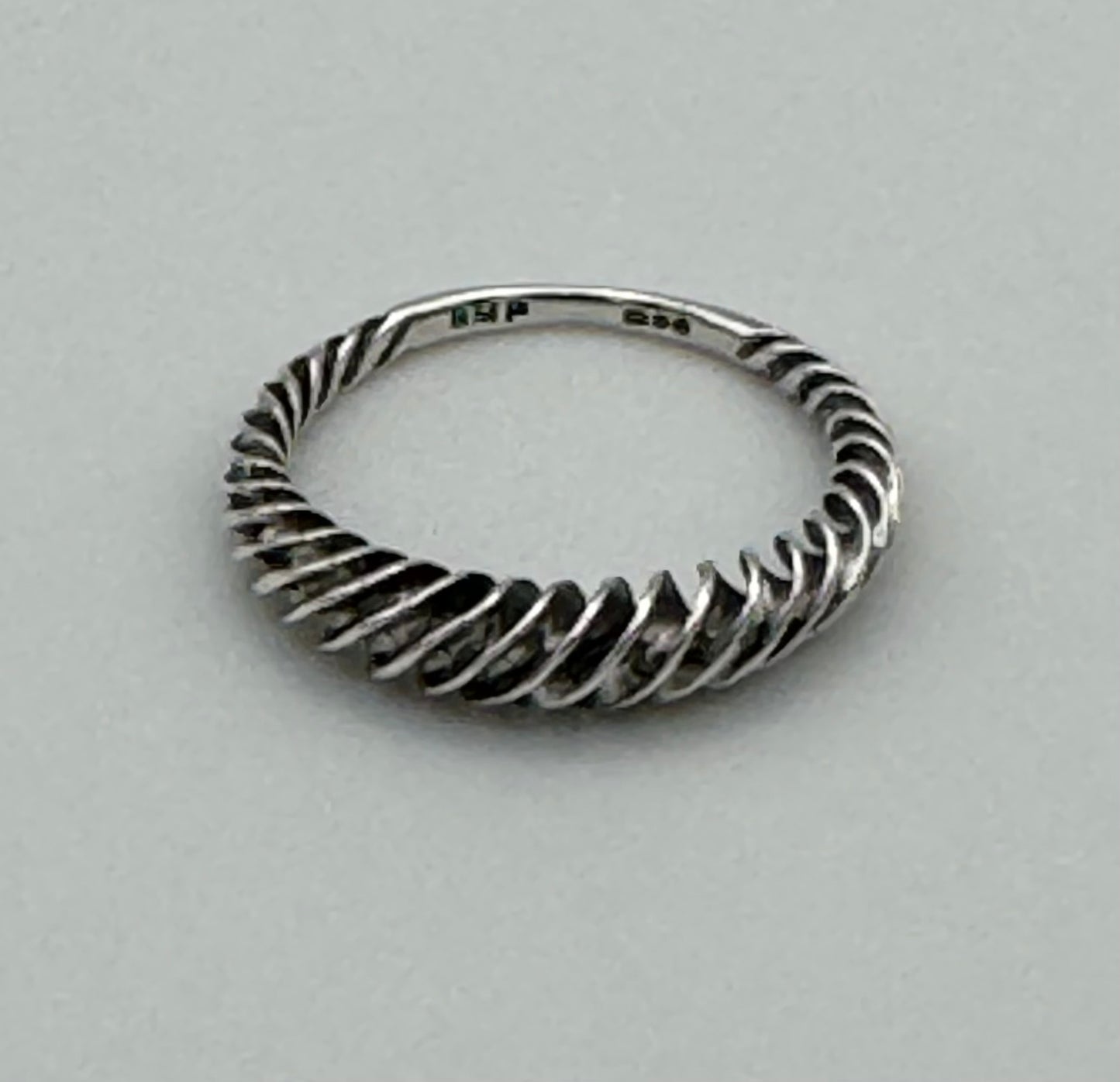 Spiral ring, London 1984, size N.5/7