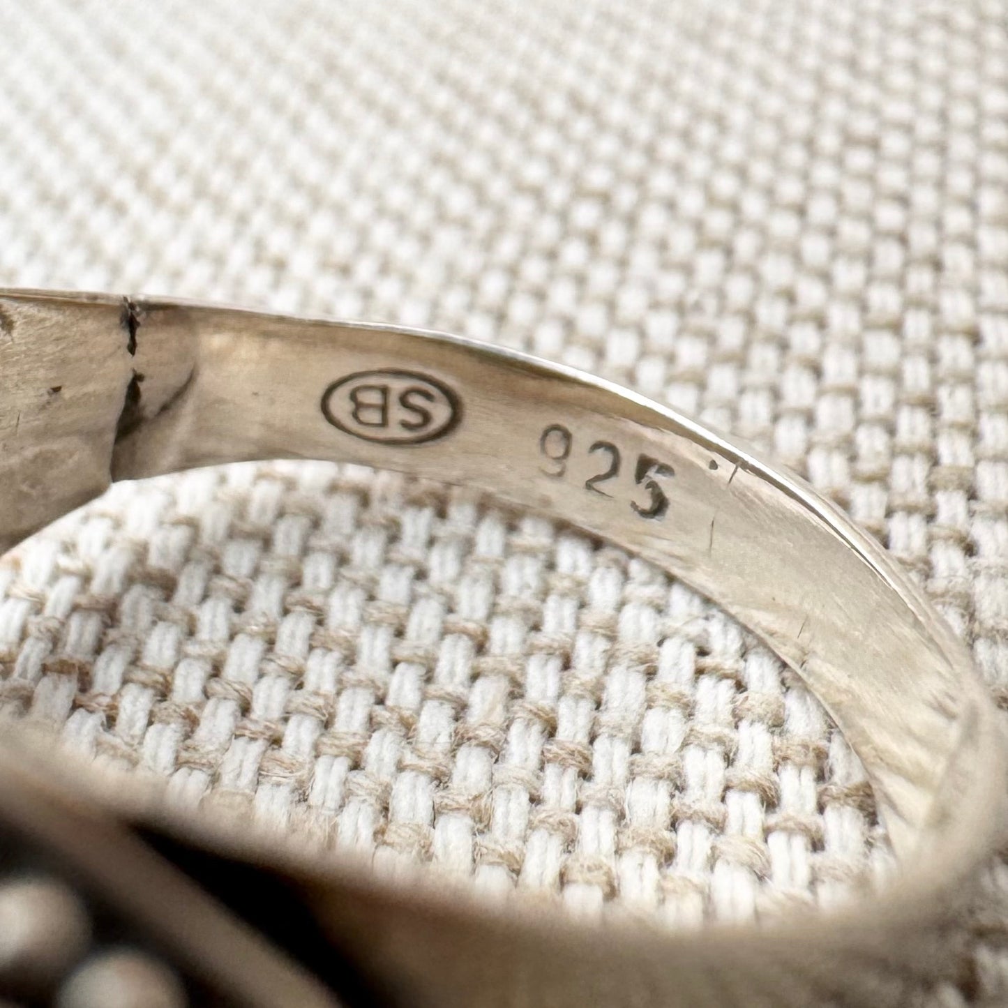 Labradorite ring, size M/6