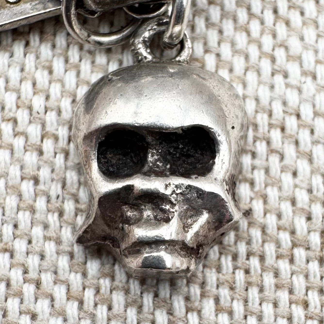 Vintage silver charm bracelet