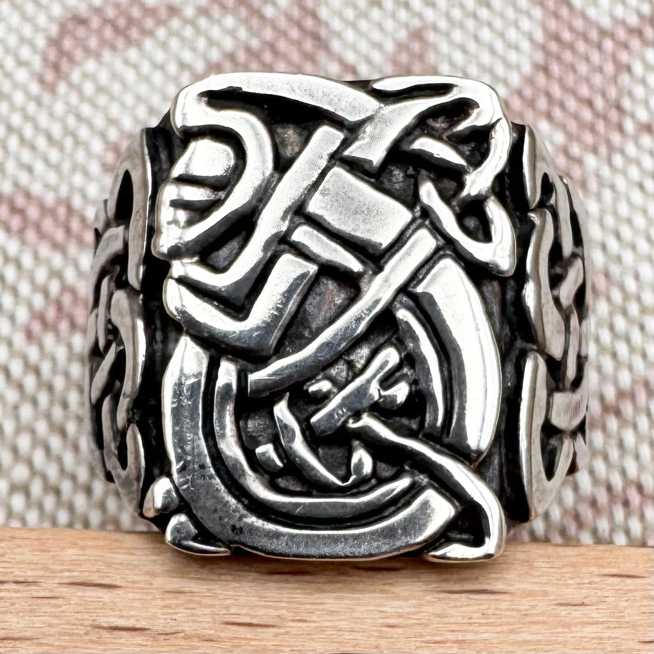 Celtic ring, size Q.5/8.5