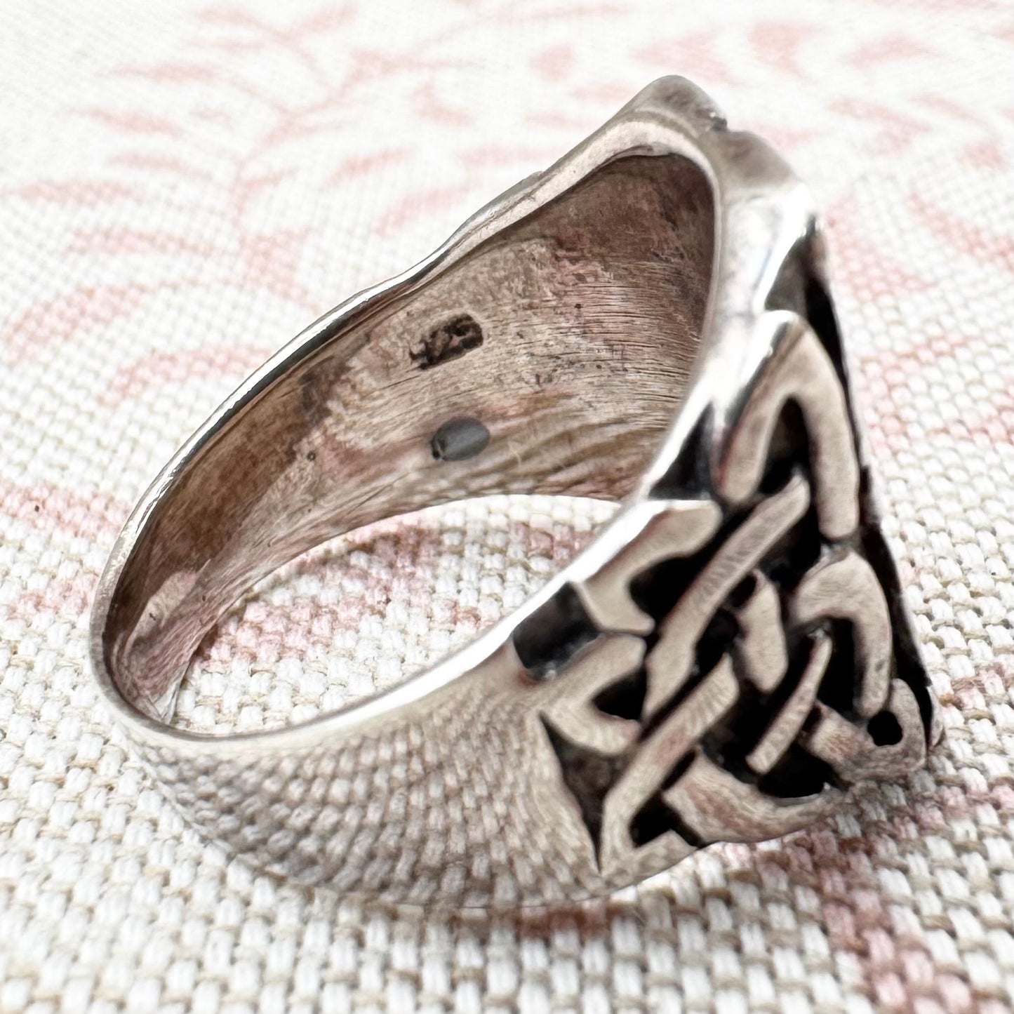 Celtic ring, size Q.5/8.5