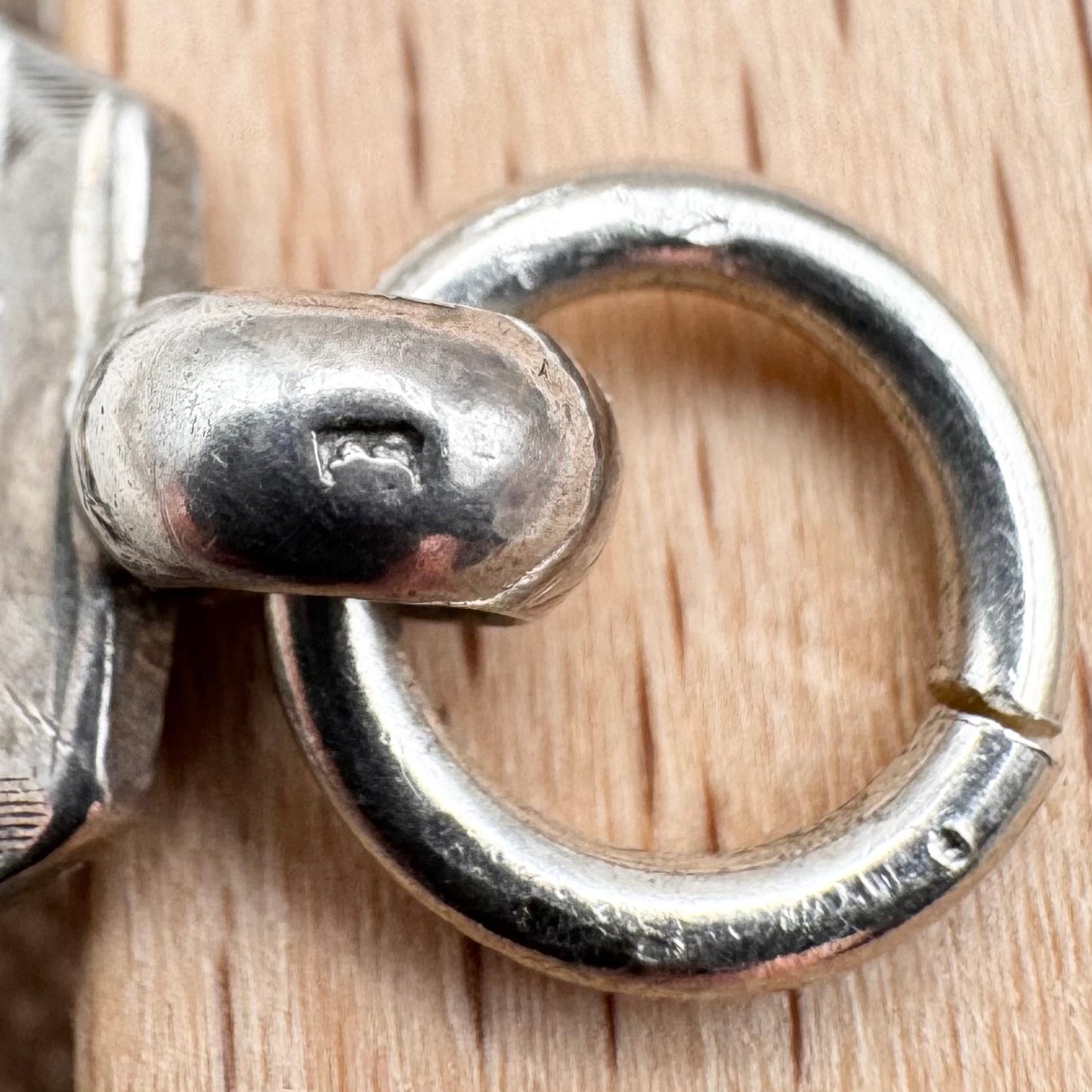 Antique silver fob medal, hallmarked Birmingham 1900