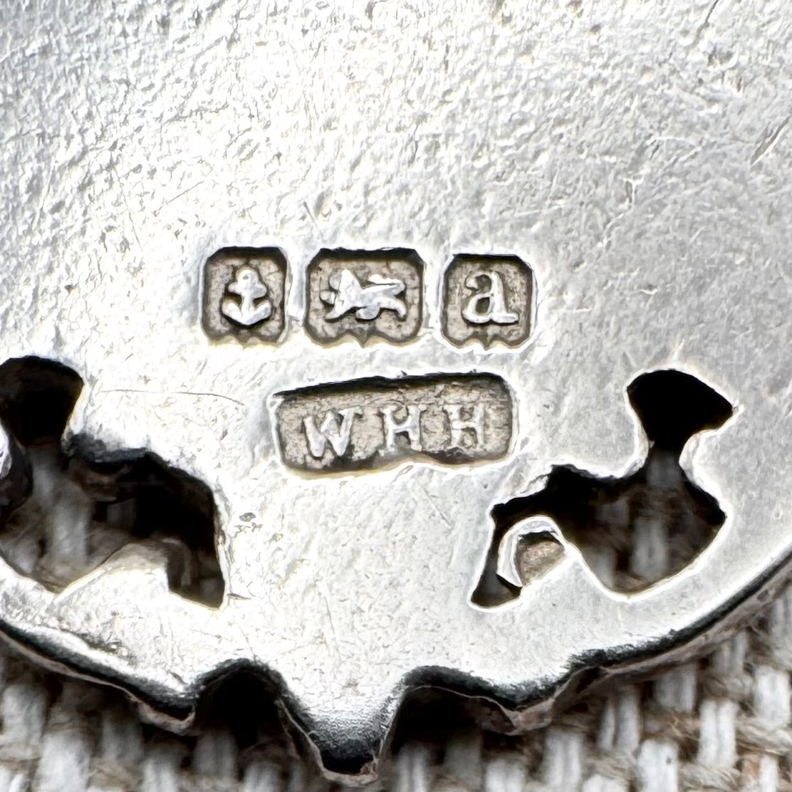 Antique silver fob medal, hallmarked Birmingham 1900