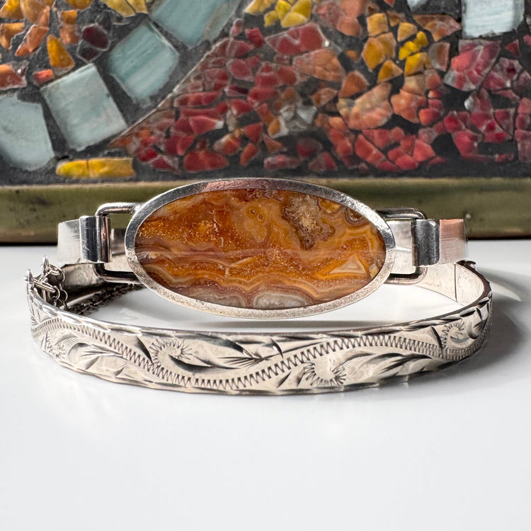 Collection of silver bracelets