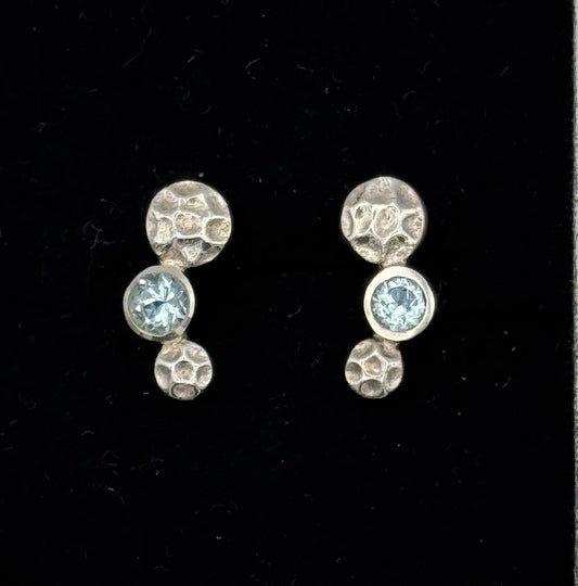 Topaz drop earrings