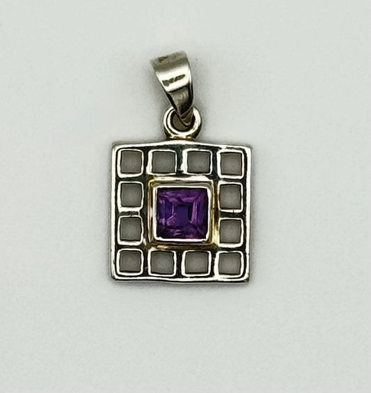 Amethyst pendant, Edinburgh 2000