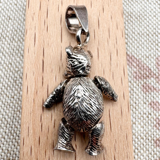 Teddy bear pendant – articulated design