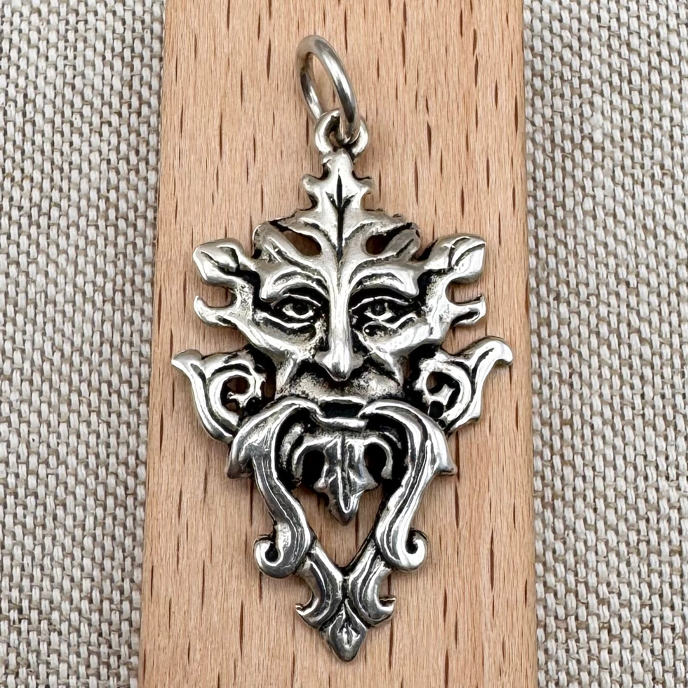 Silver Greenman pendant
