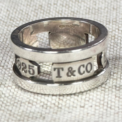 Tiffany & Co. 1837 Element ring, London 2006, size L.5/6