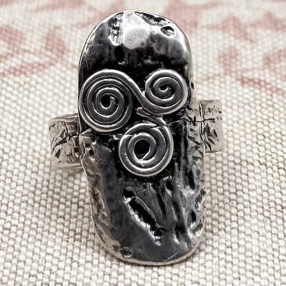 Triskelion ring, Dublin 1992, size N.5/7