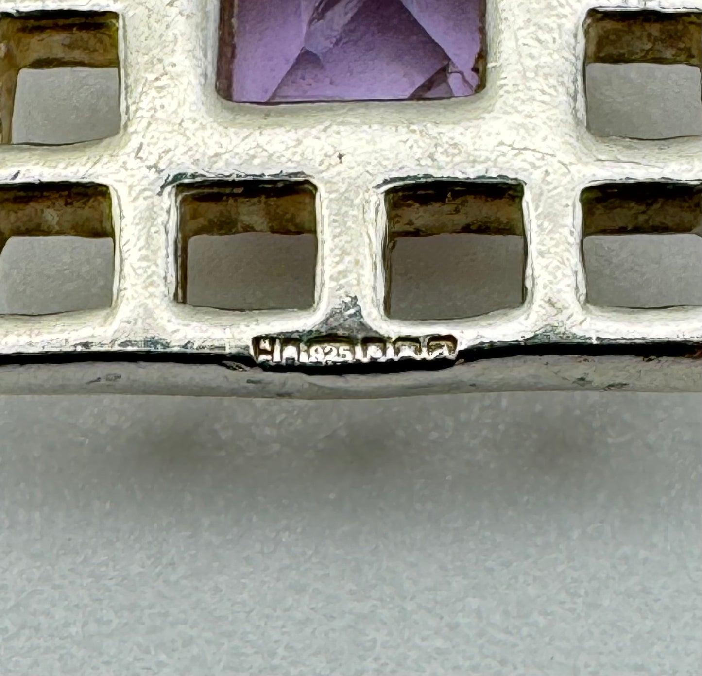 Amethyst pendant, Edinburgh 2000