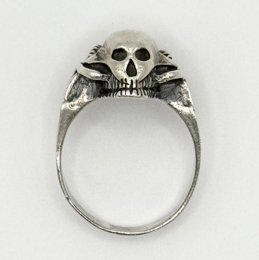 Skull ring, size Y.5/12