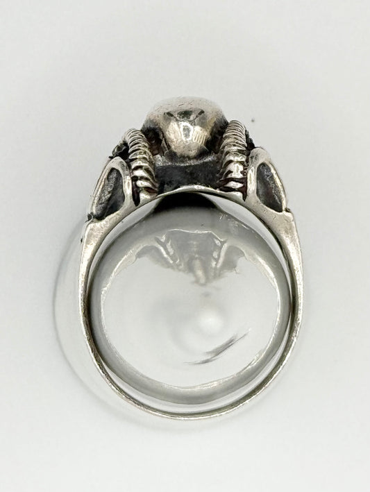 Skull ring, size Y.5/12