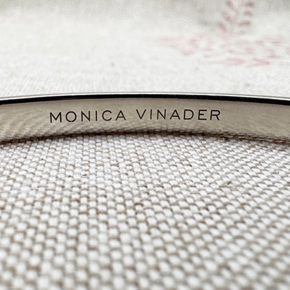 Monica Vinader bracelet with single diamond (lab-grown)