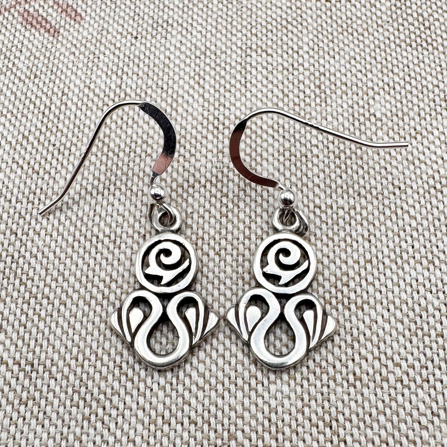 Mackintosh style earrings, Edinburgh import 1998