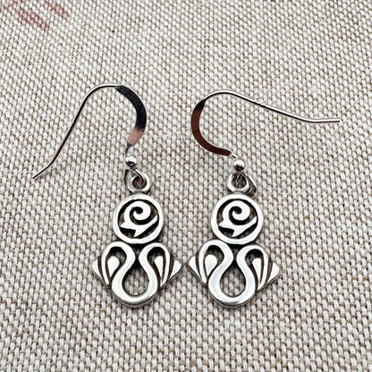 Mackintosh style earrings, Edinburgh import 1998