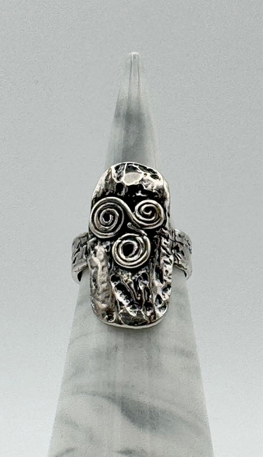 Triskelion ring, Dublin 1992, size N.5/7
