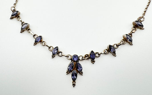 Gemstone necklace