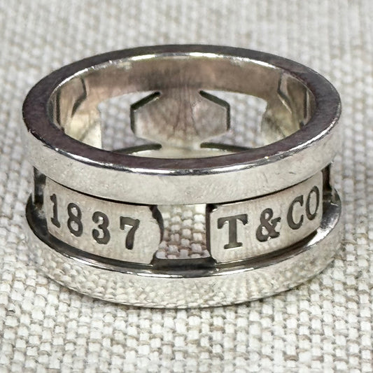 Tiffany & Co. 1837 Element ring, London 2006, size L.5/6