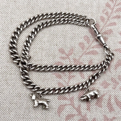 Antique Edwardian charm bracelet, Chester 1907