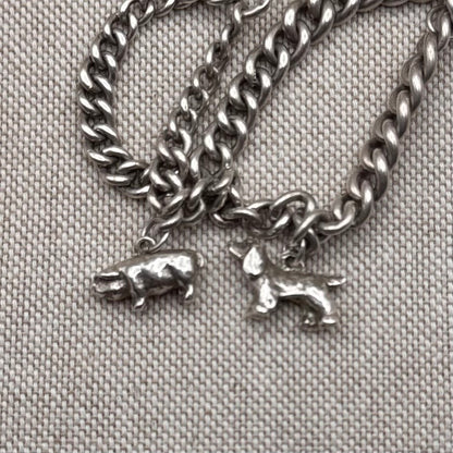 Antique Edwardian charm bracelet, Chester 1907