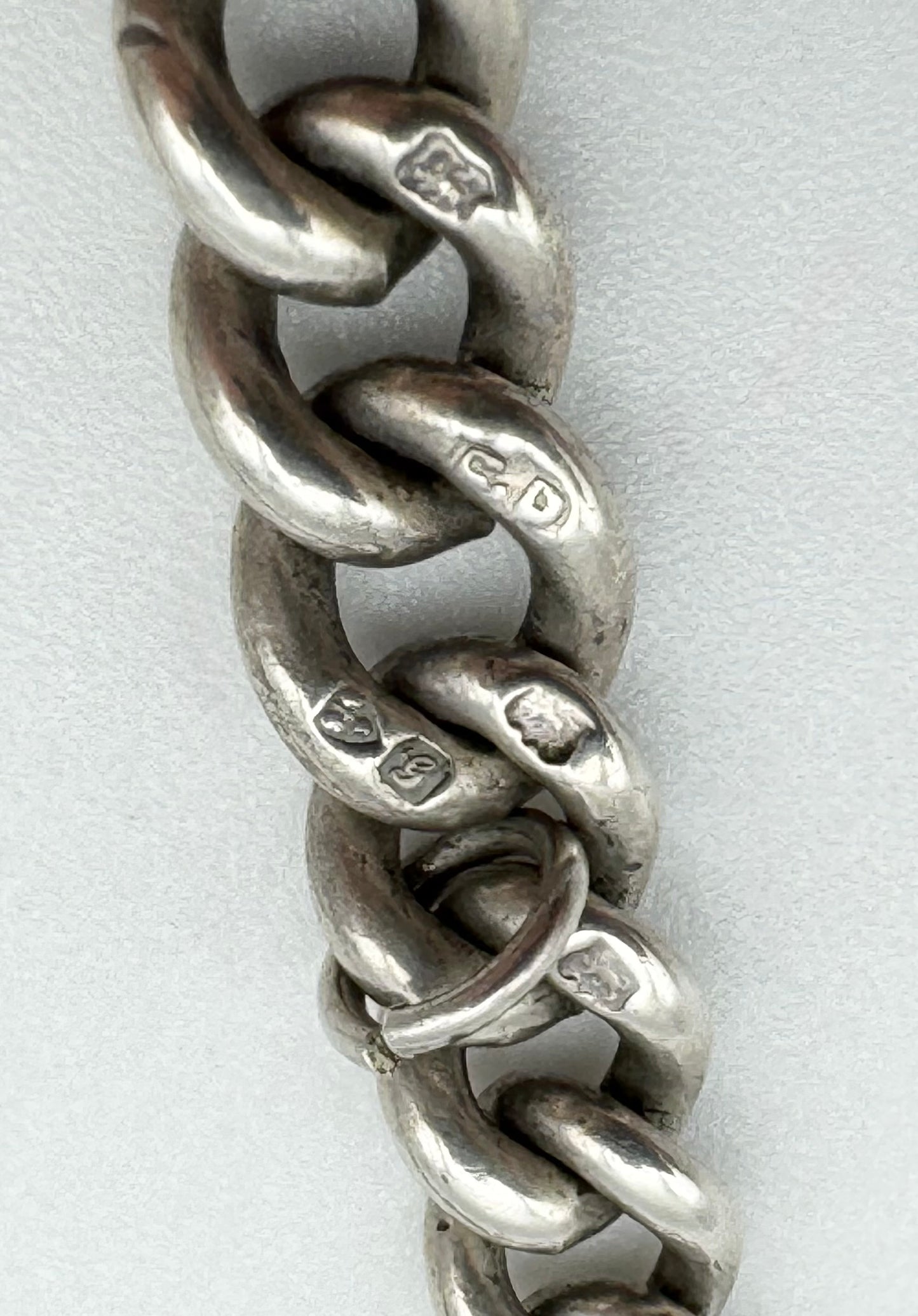 Antique charm bracelet, Chester 1907