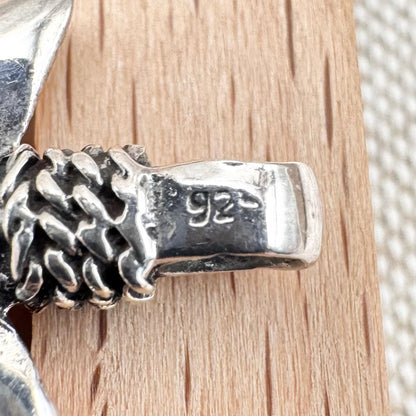 Silver arrowhead pendant