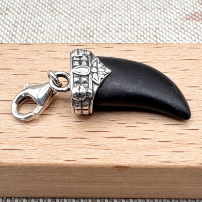 Thomas Sabo sterling silver tooth charm with skull detail