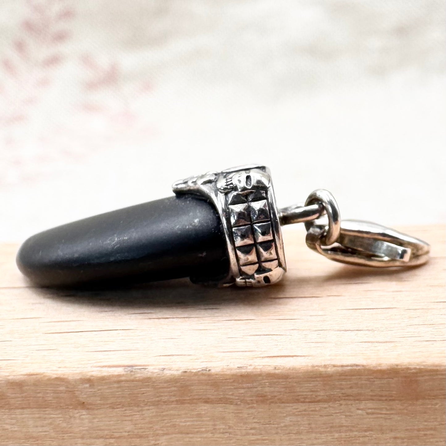 Thomas Sabo sterling silver tooth charm with skull detail