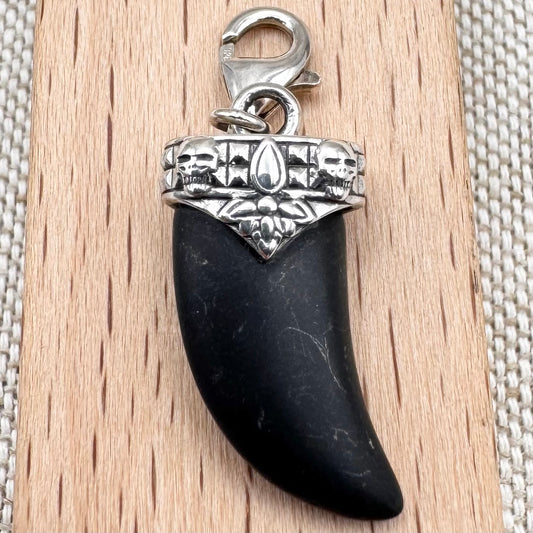 Thomas Sabo sterling silver tooth charm with skull detail