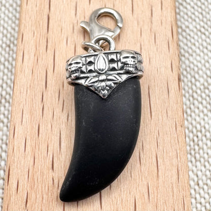 Thomas Sabo sterling silver tooth charm with skull detail