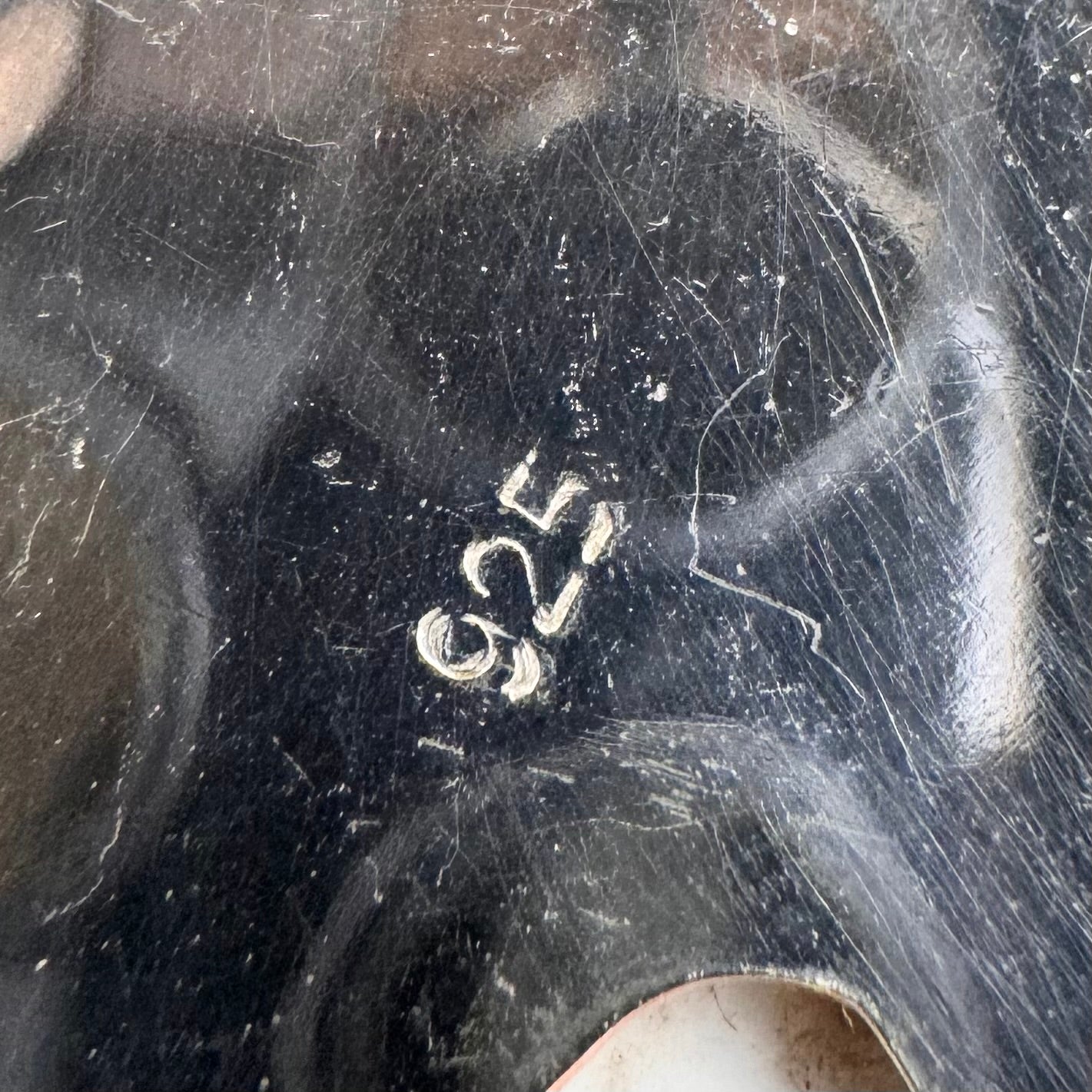 Large silver pendant with dendritic agate