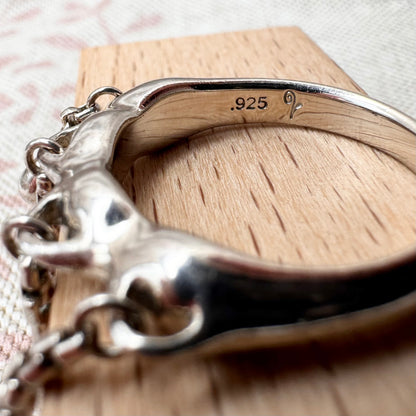 Lucy Quartermaine cloud & raindrop ring, size P (US 7.5)