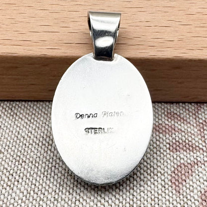 Denna Platero Navajo picture jasper pendant